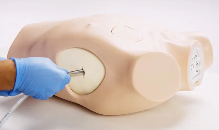 Chest Drain & Needle Decompression Trainer with Augmented Reality (60230)