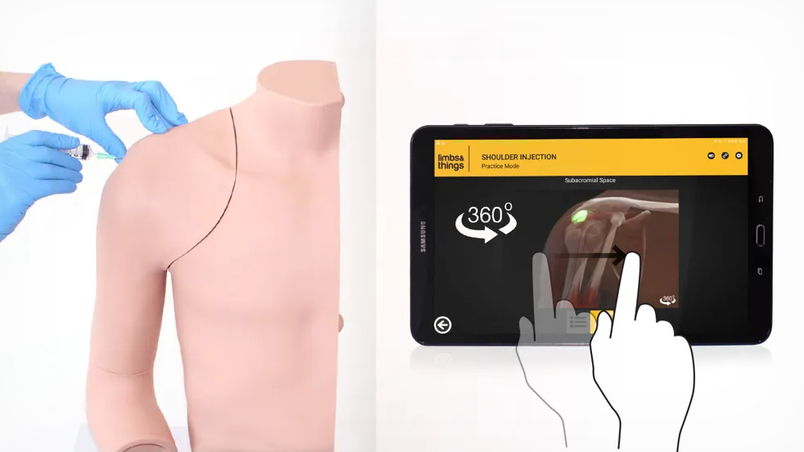 Shoulder Injection Trainer - Palpation Guided (Light Skin Tone) (70200)